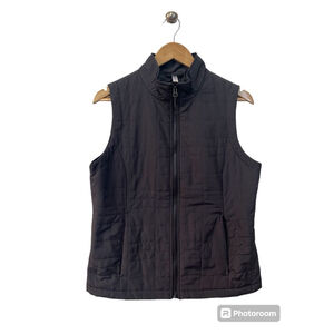 Women's Charcoal Quilted Vest Size M
